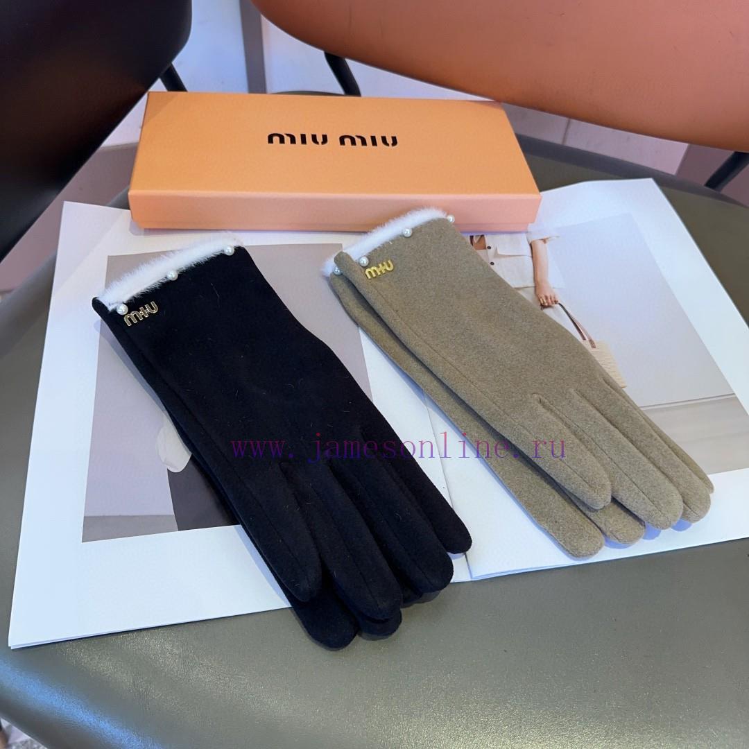 Miumiu women's gloves, fashionable gloves, classic and simple, super comfortable to handle, moofwi5q - Image 4