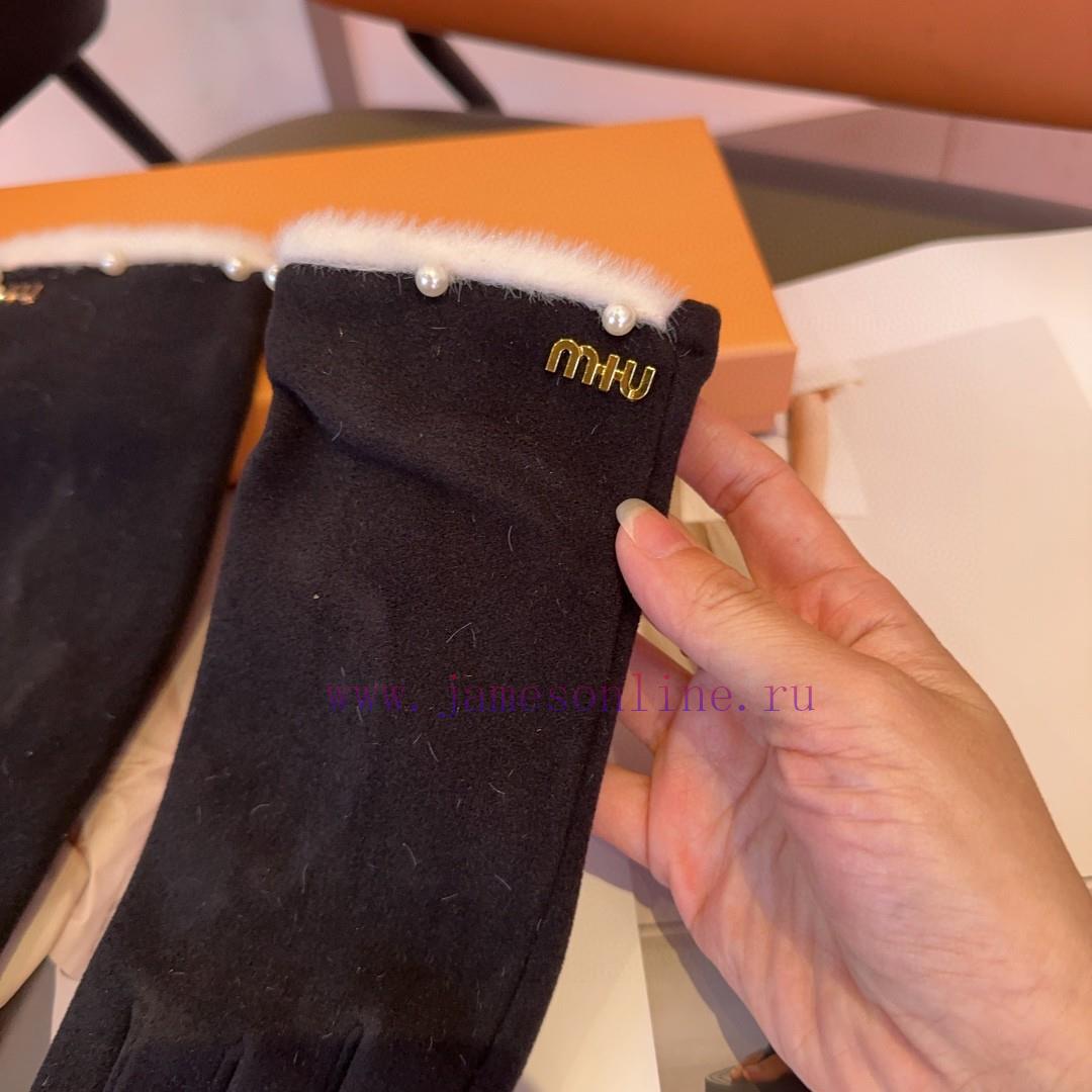 Miumiu women's gloves, fashionable gloves, classic and simple, super comfortable to handle, moofwi5q - Image 9