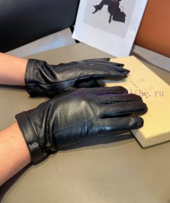 Burberry Men's New Sheepskin Gloves, Fashionable Gloves, Warm in Autumn and Winter with Velvjfv2tyj9