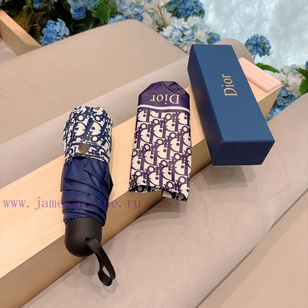 DIOR's millennium old flower five fold hand folding umbrella with ultra light pocket of onlyuxxmcfrf - Image 2