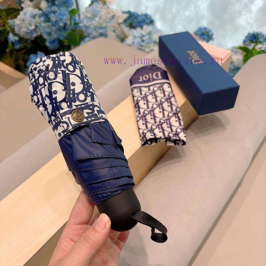 DIOR's millennium old flower five fold hand folding umbrella with ultra light pocket of onlyuxxmcfrf - Image 3
