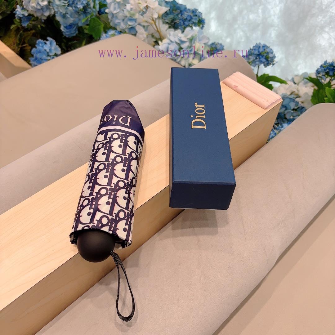 DIOR's millennium old flower five fold hand folding umbrella with ultra light pocket of onlyuxxmcfrf - Image 5