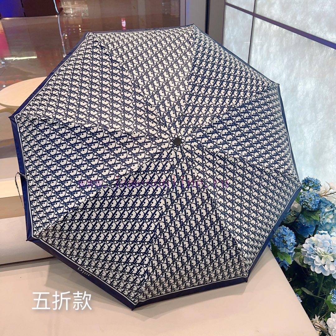 DIOR's millennium old flower five fold hand folding umbrella with ultra light pocket of onlyuxxmcfrf - Image 8