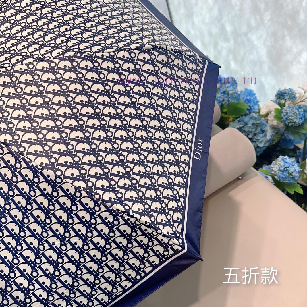 DIOR's millennium old flower five fold hand folding umbrella with ultra light pocket of onlyuxxmcfrf - Image 10