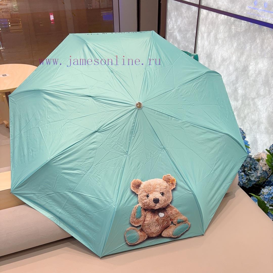 Tiffany's teddy bear pattern is fashionable and unique, with a three fold automatic folding efacltbl - Image 8