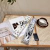 CHANEL Dunhuang 2024 new three fold automatic folding umbrella with exquisite workmanship, f64cjifjq