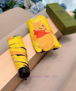 GUCCI, Gucci, Disney, Mickey with bag, five fold hand folding umbrella, compact, exquisite, eoc42k63