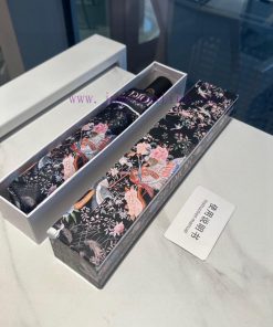DIOR's new hundred birds three fold automatic folding umbrella, fashionable OEM quality, exqveotxxqu