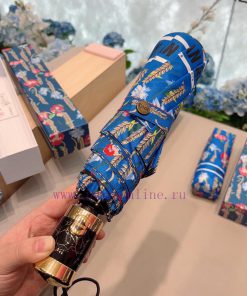 DIOR 2024 new wheat ear three fold automatic folding umbrella, fashionable OEM quality, exqu3ofjr69x