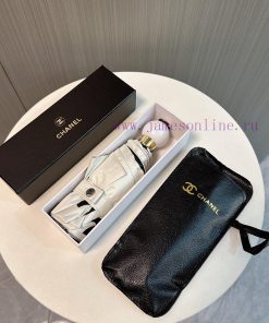 CHANEL Pearl Handle with Leather Cover Umbrella Cover 2024 New Five Fold Folding Umbrella Fa7anokmkh