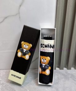 Moschino 2024 new five fold folding umbrella, fashionable OEM quality, exquisite details, vivfbhqjgy