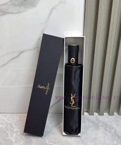 YSL Yves Saint Laurent 2024 Summer New Fully Automatic Folding UmbrellaBlack coating sunscresczu5uwj