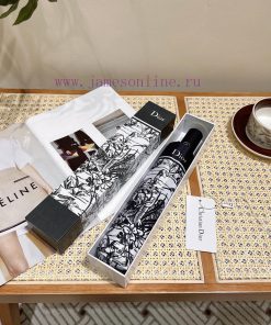 DIOR 2024 New Field Flower Fragrance Triple Fold Automatic Folding Sunny Umbrella Fashion OEsk4uesvb