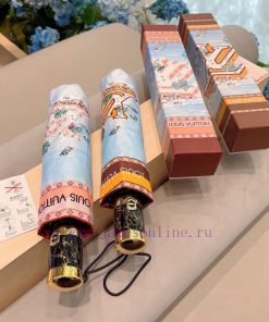 LOUIS VUITTON - Louis Vuitton Sail Triple Fold Automatic Folding Sunny Umbrella with New Coap1u5l9ch
