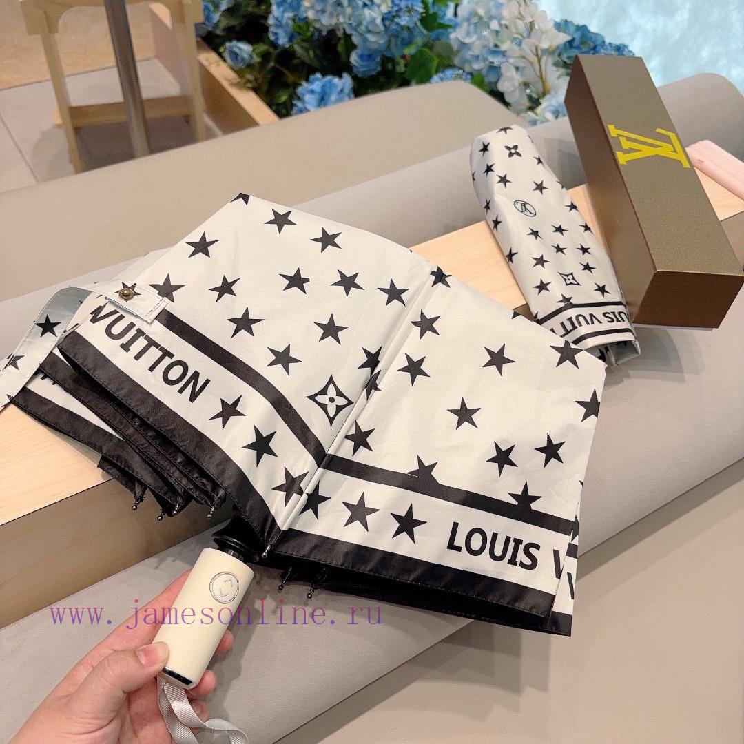 LOUIS VUITTON 2024 new star triple fold automatic folding umbrella with new coating technolog9d8uch6 - Image 7