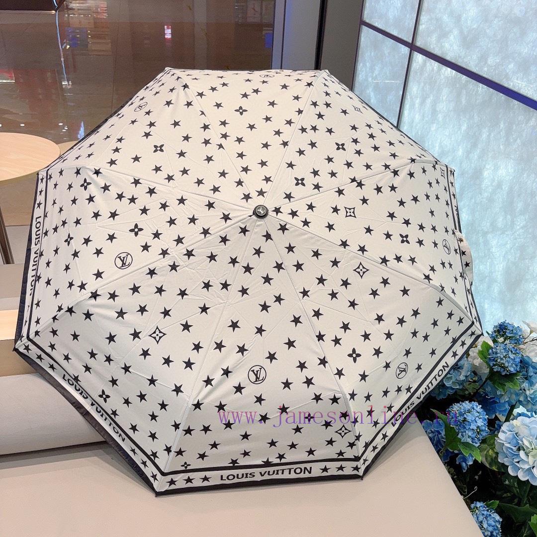 LOUIS VUITTON 2024 new star triple fold automatic folding umbrella with new coating technolog9d8uch6 - Image 9