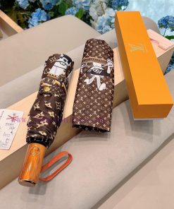 LOUIS VUITTON Rabbit Logo Three Fold Automatic Folding Sunny Umbrella New Coating Technology5bk5knx7
