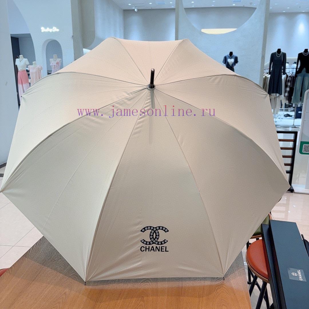 CHANEL straight pole long umbrella camellia classic Chanel summer new big logo rain and rain53781a6o