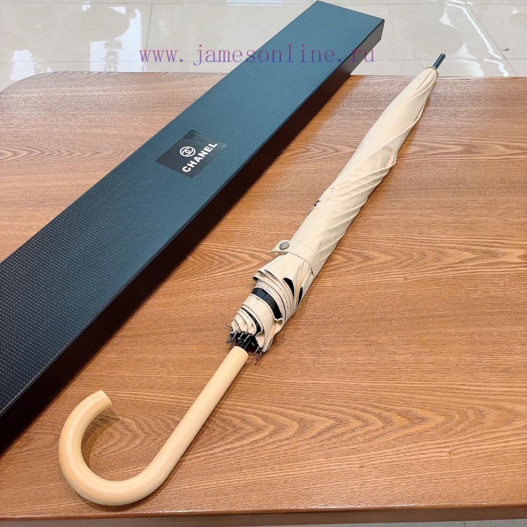 CHANEL straight pole long umbrella camellia classic Chanel summer new big logo rain and rain53781a6o - Image 7