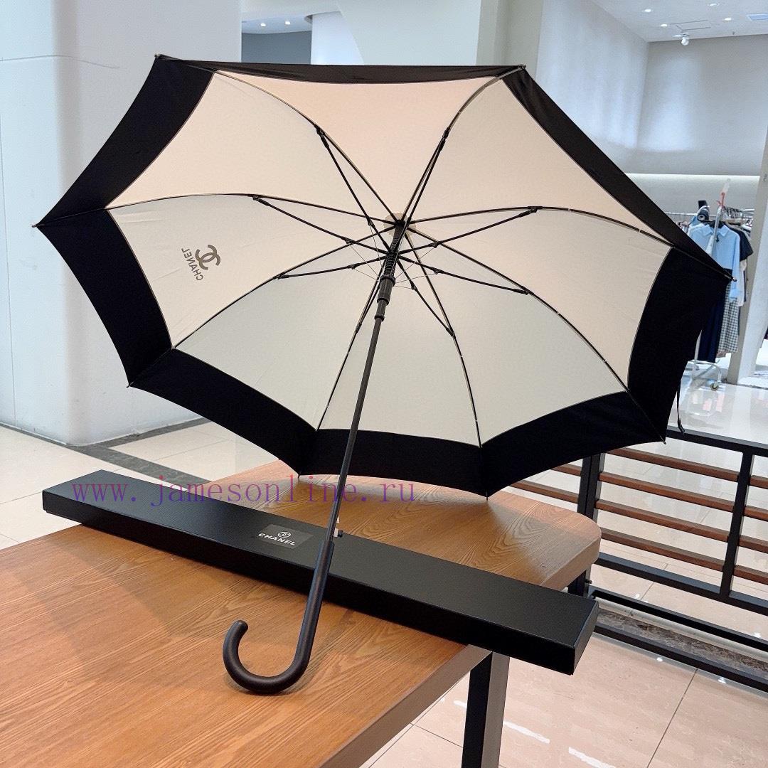 CHANEL straight pole long umbrella classic Chanel splicing summer new hot fashion item, ultrhb5mx5j7 - Image 6