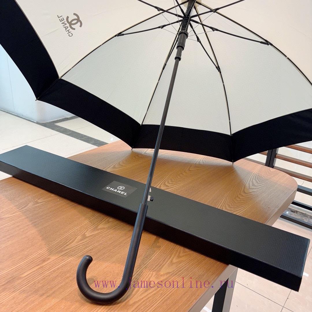 CHANEL straight pole long umbrella classic Chanel splicing summer new hot fashion item, ultrhb5mx5j7 - Image 7