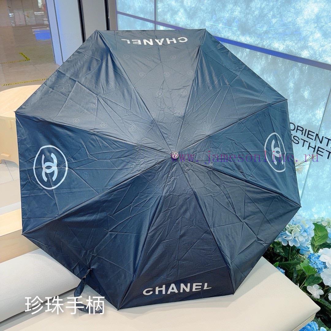 CHANEL pearl handle, five fold manual folding umbrella, made of imported UV resistant umbrelsvq6wp2a - Image 8