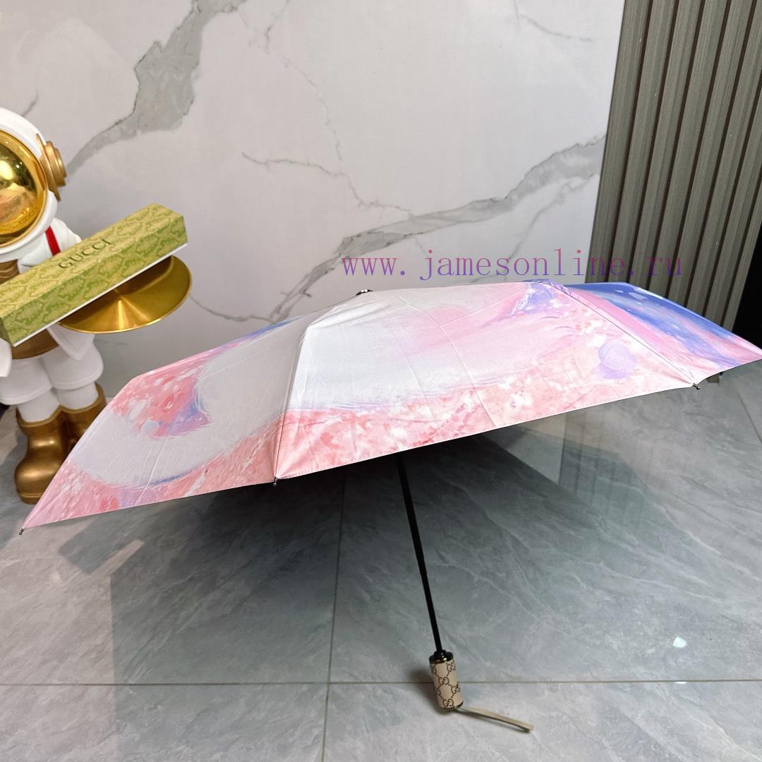 GUCCI Cat 2024 Summer New Folding Sunny UmbrellaBlack coating sunscreen effectively blocks 9136c9d01 - Image 9