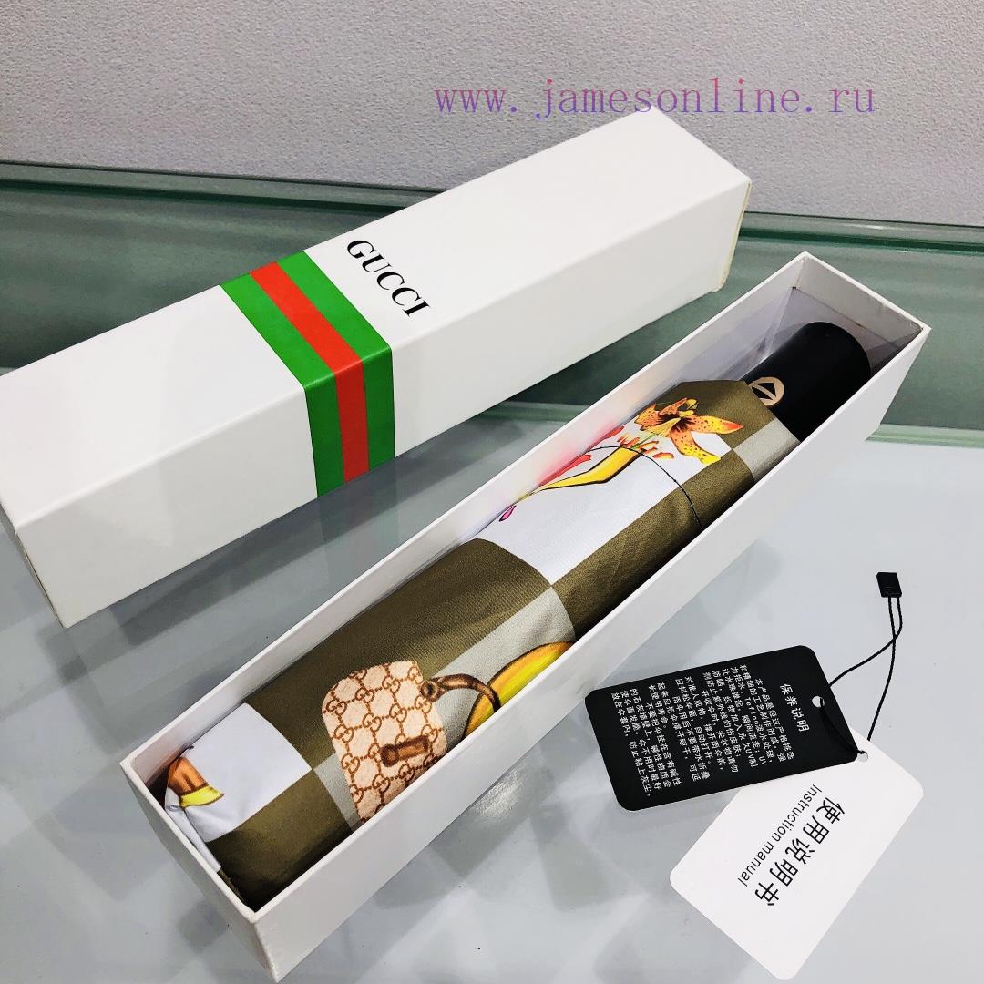 GUCCI's new summer fully automatic folding umbrella with new coating technology. The dark umd0sgnuas - Image 2