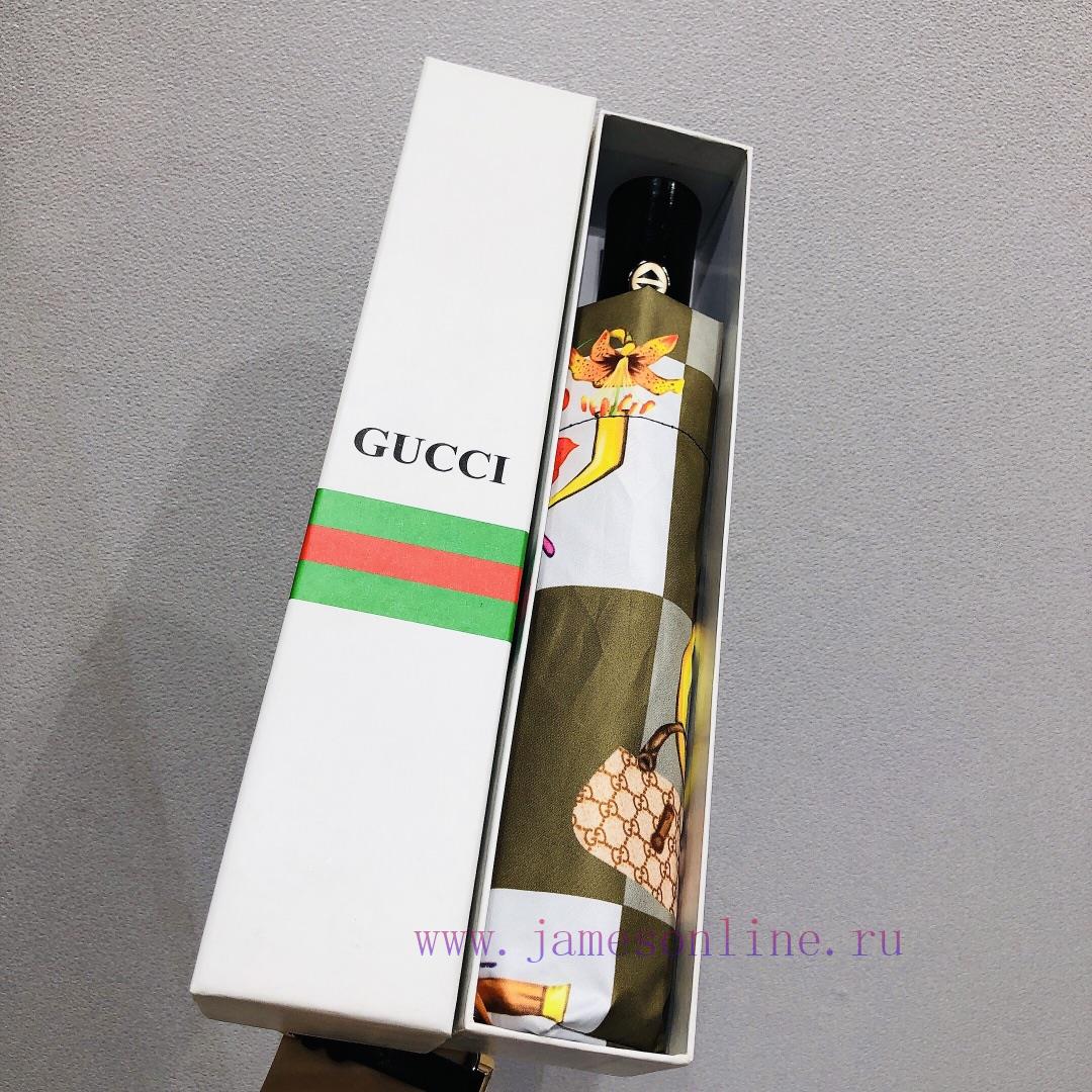 GUCCI's new summer fully automatic folding umbrella with new coating technology. The dark umd0sgnuas - Image 3