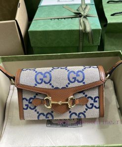 Gucci The Gucci Horsebit 1955 Series Super Double G Mini Handbag 2023 Spring/Summer Collecti ey8d6zmb