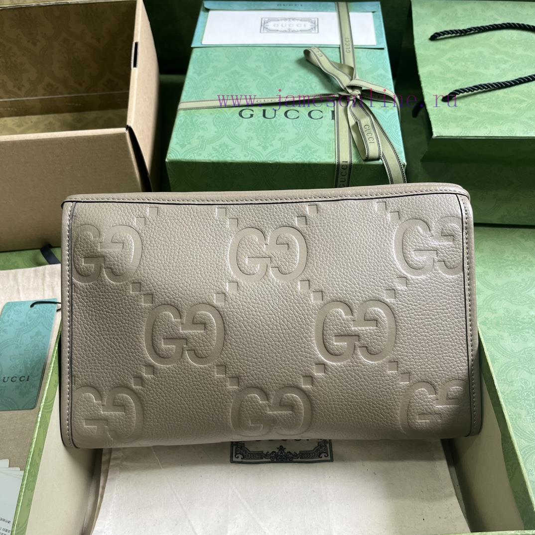 Gucci The "Super Double G Handbag" GG printed embossed pattern transforms small daily items nyfmuzbe