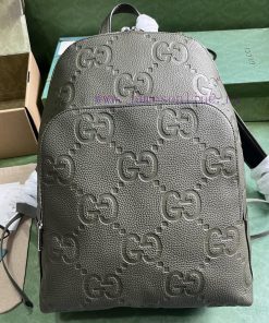 Gucci The "Large Super Double G Backpack All Green Super Double G Design" continues its styl jpn7s22z
