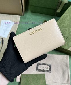 Gucci The classic work and design of the handwritten Gucci logo full zipper wallet are reint pckmpq9c