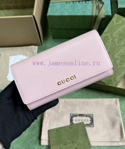 Gucci The handwritten Gucci logo long clip wallet with unlimited possibilities for exploring 3dy8oth6