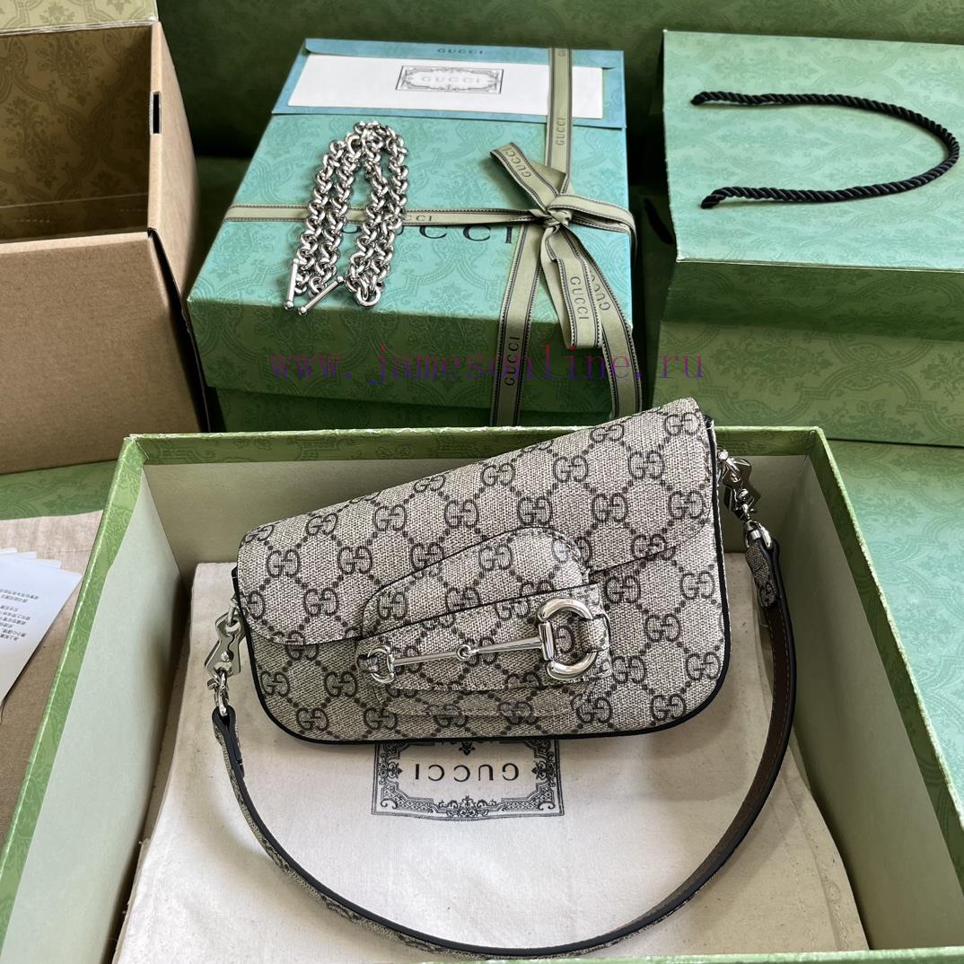 Gucci The Gucci Horsebit 1955 series mini shoulder bag brand has revitalized its collection ua750767 - Image 2