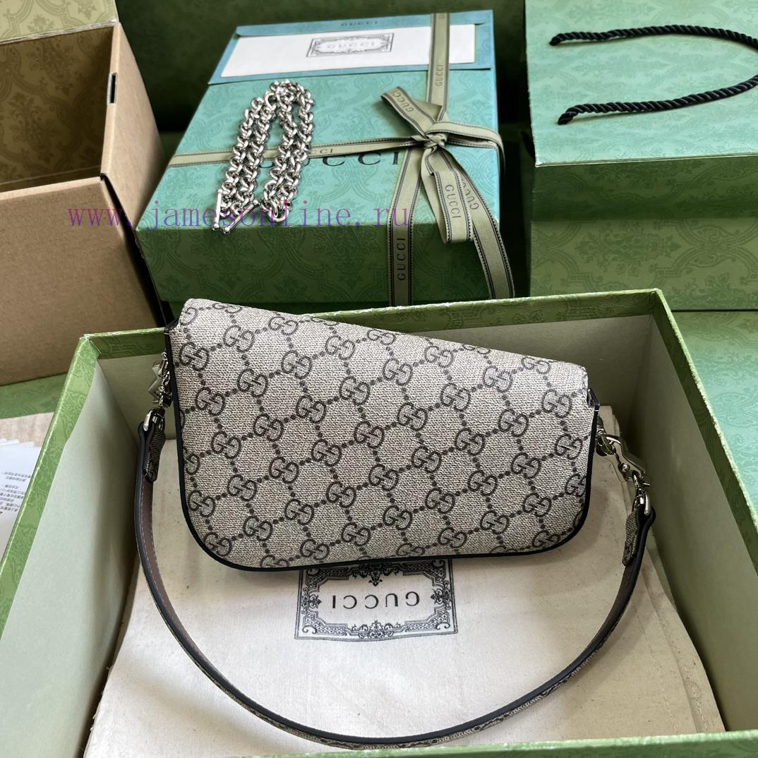 Gucci The Gucci Horsebit 1955 series mini shoulder bag brand has revitalized its collection ua750767 - Image 3