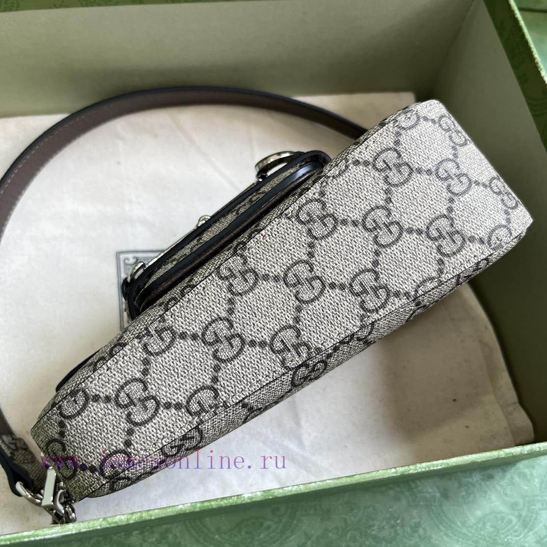 Gucci The Gucci Horsebit 1955 series mini shoulder bag brand has revitalized its collection ua750767 - Image 4