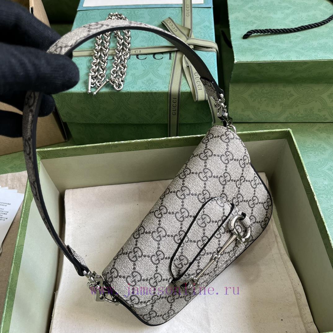 Gucci The Gucci Horsebit 1955 series mini shoulder bag brand has revitalized its collection ua750767 - Image 7