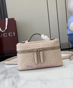 Gucci New GG Emblem Series Ultra Mini HandbagThe GG Emblem series reinterprets classic patte qbk7es2d