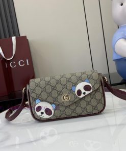 Gucci New Product: Panda Details GG Mini Shoulder BackpackCute and playful animals such as c oz2mgw93