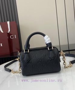Gucci New GG Emblem Series Ultra Mini HandbagThe GG Emblem series reinterprets classic patte v16jclxx