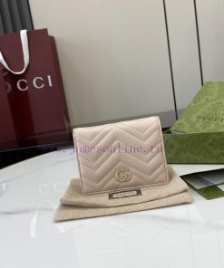 Gucci The GG Marmont series Quilted Card Bag, like different shades of burgundy, Gucci's end nizepu37