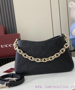 Gucci New GG Emblem Series Small Shoulder BackpackThe GG Emblem series reinterprets classic zqv5wzrj