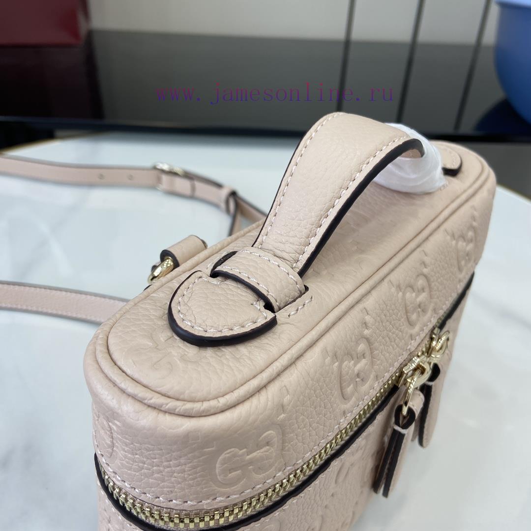 Gucci New GG Emblem Series Ultra Mini HandbagThe GG Emblem series reinterprets classic patte t5ed61o2 - Image 9