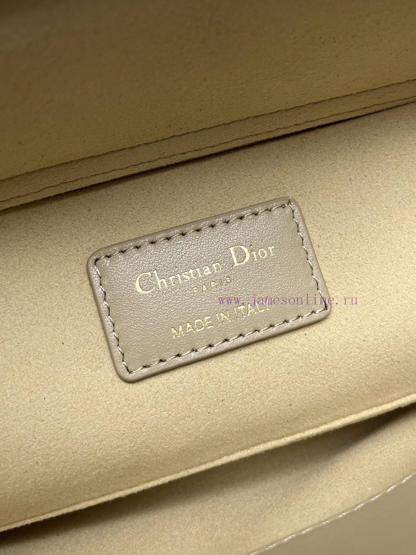 Top Tier Original Factory With Complete PackagingMedium LADY D-JOY Handbag "Apricot Sheepskin"T 72shbymp - Image 9