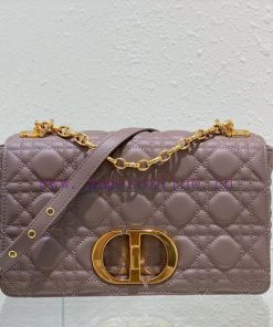 The Top Original New Arrival Dior Caro Handbag Is Elaborately Made Of Cow Leather Decorated Wit w86y286i