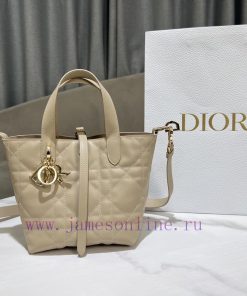 Small Dior Toujours Vertical Handbageight Thousand Eight Hundred And FiveMilk Tea Colored Cowhi b97qhwzk