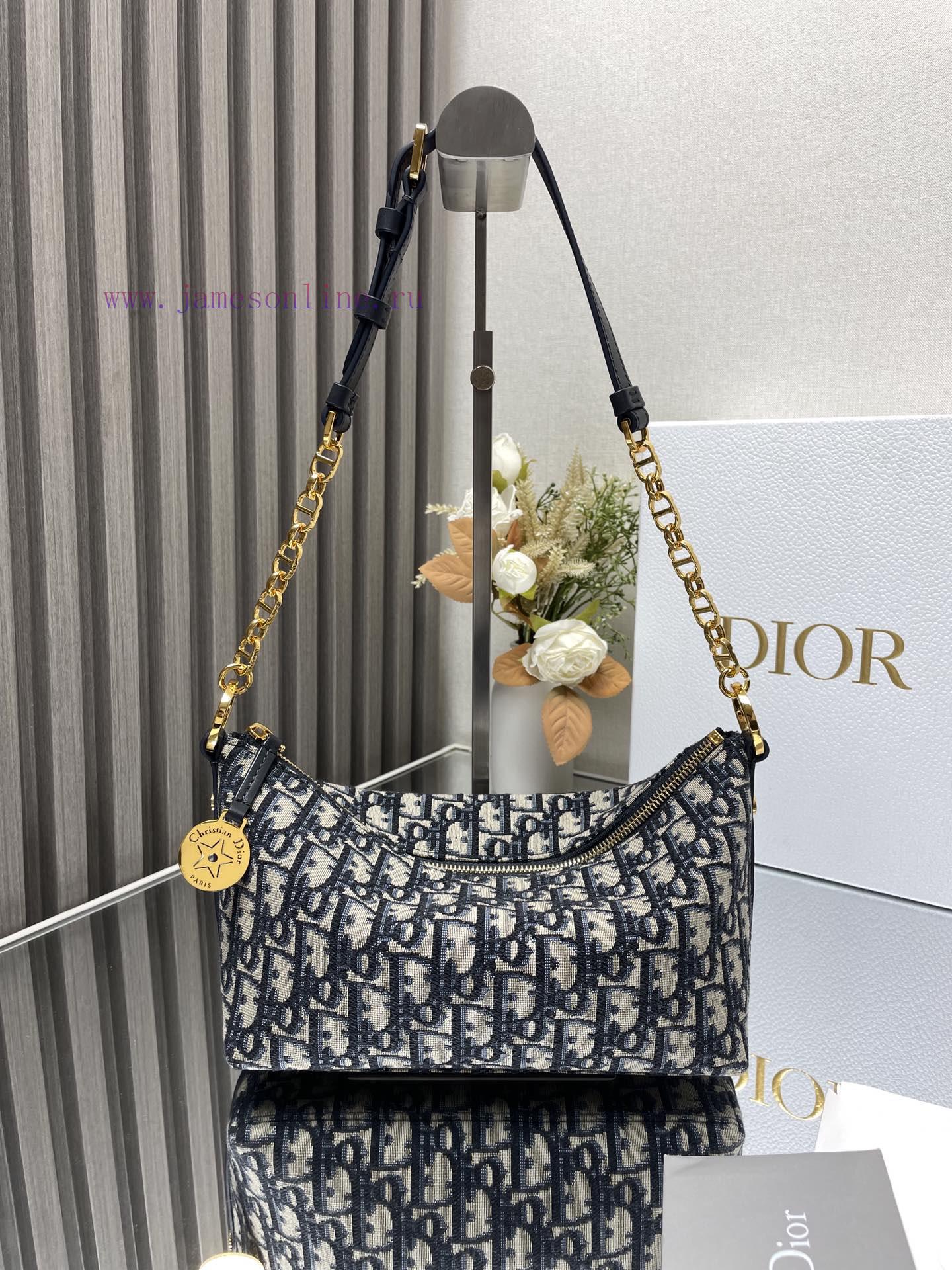 Dior Tar Hobo Chain Handbag "Blue"This Dior Hobo Chain Handbag Is A New Addition To The 2024 Sp 2ajv4cdl - Image 2