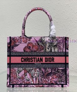 Pink Elephant Dior Shopping Bag ️ 26cmThis Book Tote Handbag Was Designed By Maria Grazia Chiur 2c44m7pb