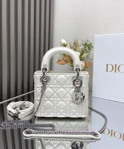 Classic Lady Diana Three Grid Milk White SheepskinModel 0505This LadyD Audemars Piguet Bag Comb e402m40i